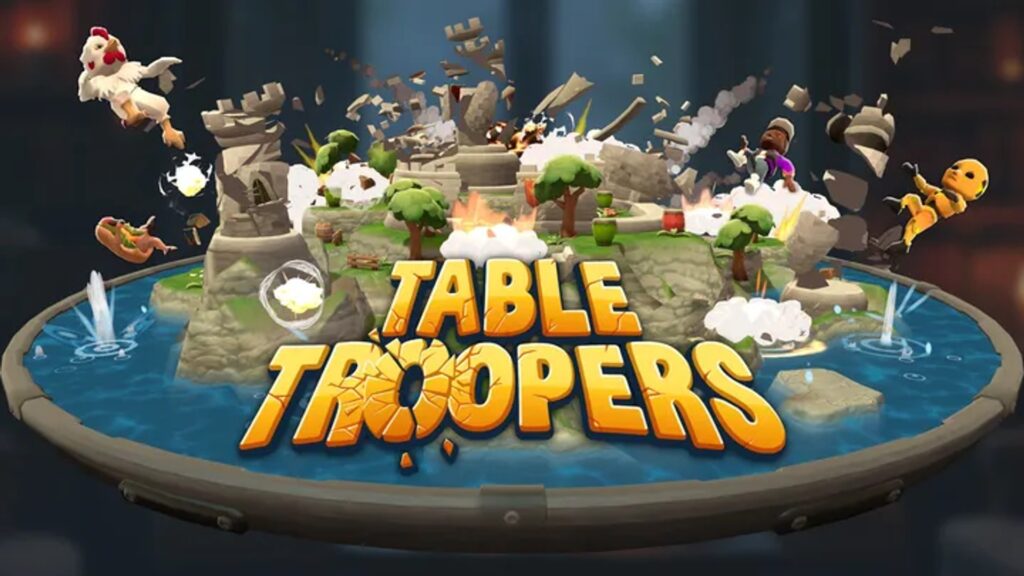 screenshot of the game table-troopers