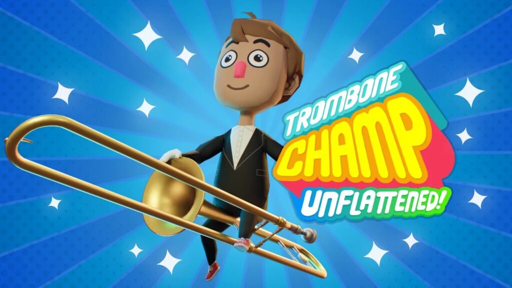 screenshot of the game trombone-champ-unflattened