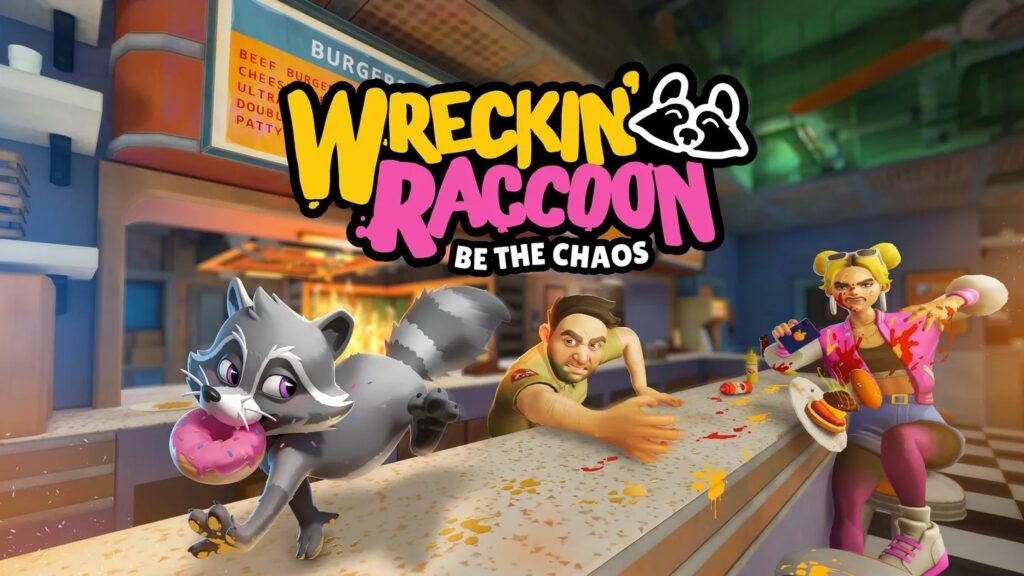 screenshot of the game wreckin-raccoon